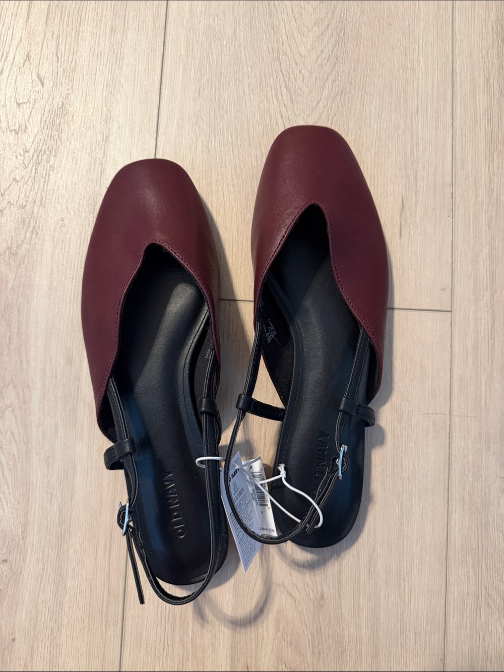 Old Navy, Women's Burgundy Slingback Flats - size 6, NWT